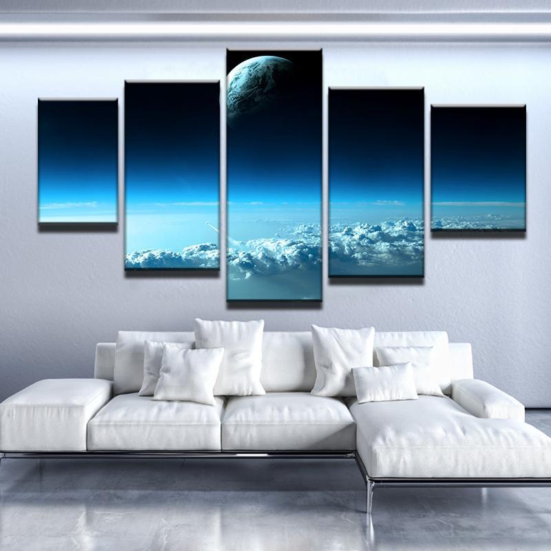 Another Earth – Space Canvas Wall Art