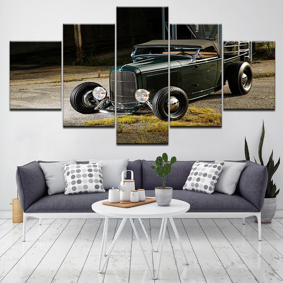 Antique Hot Rod Vintage – Automative Canvas Wall Art