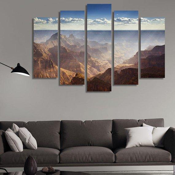 Anyon Panoramic View Usa – Nature Canvas Wall Art