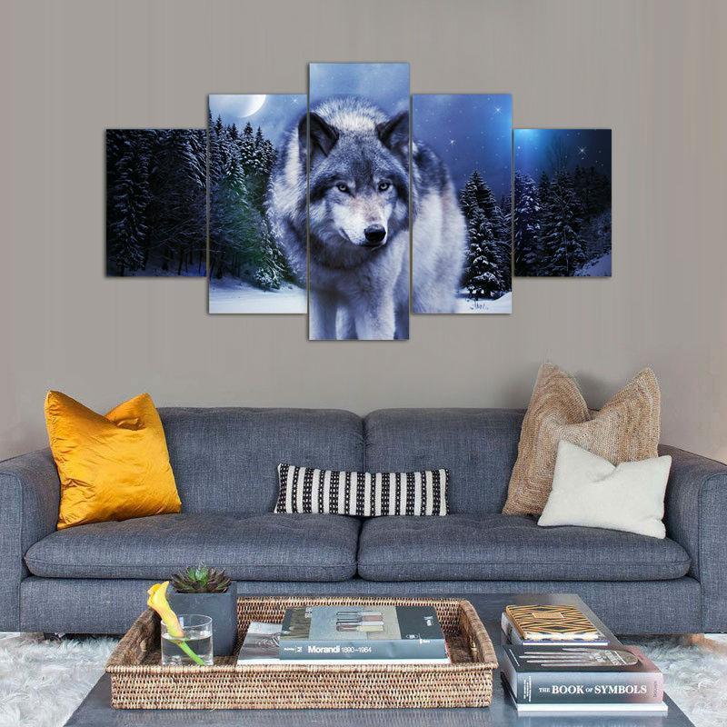 Arctic Wolf – Animal Canvas Wall Art