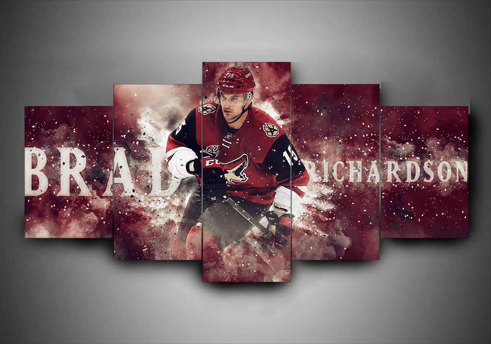 Arizona Coyotes – Brad Richarson – Sport Canvas Wall Art