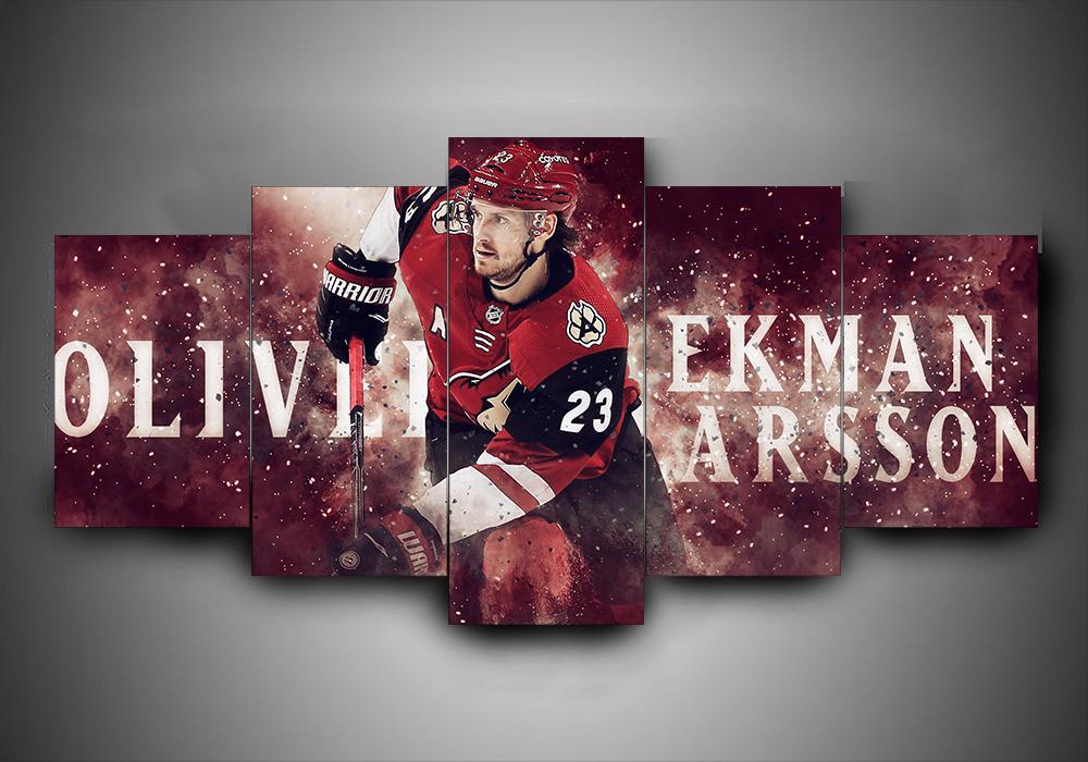 Arizona Coyotes – Oliver Ekman Lasson – Sport Canvas Wall Art