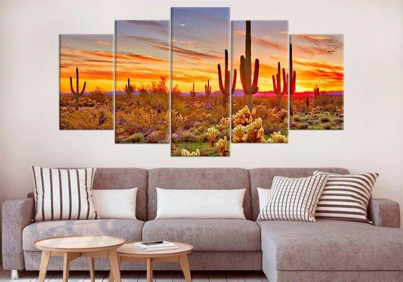 Arizona Large Sonoran Desert – Nature Canvas Wall Art