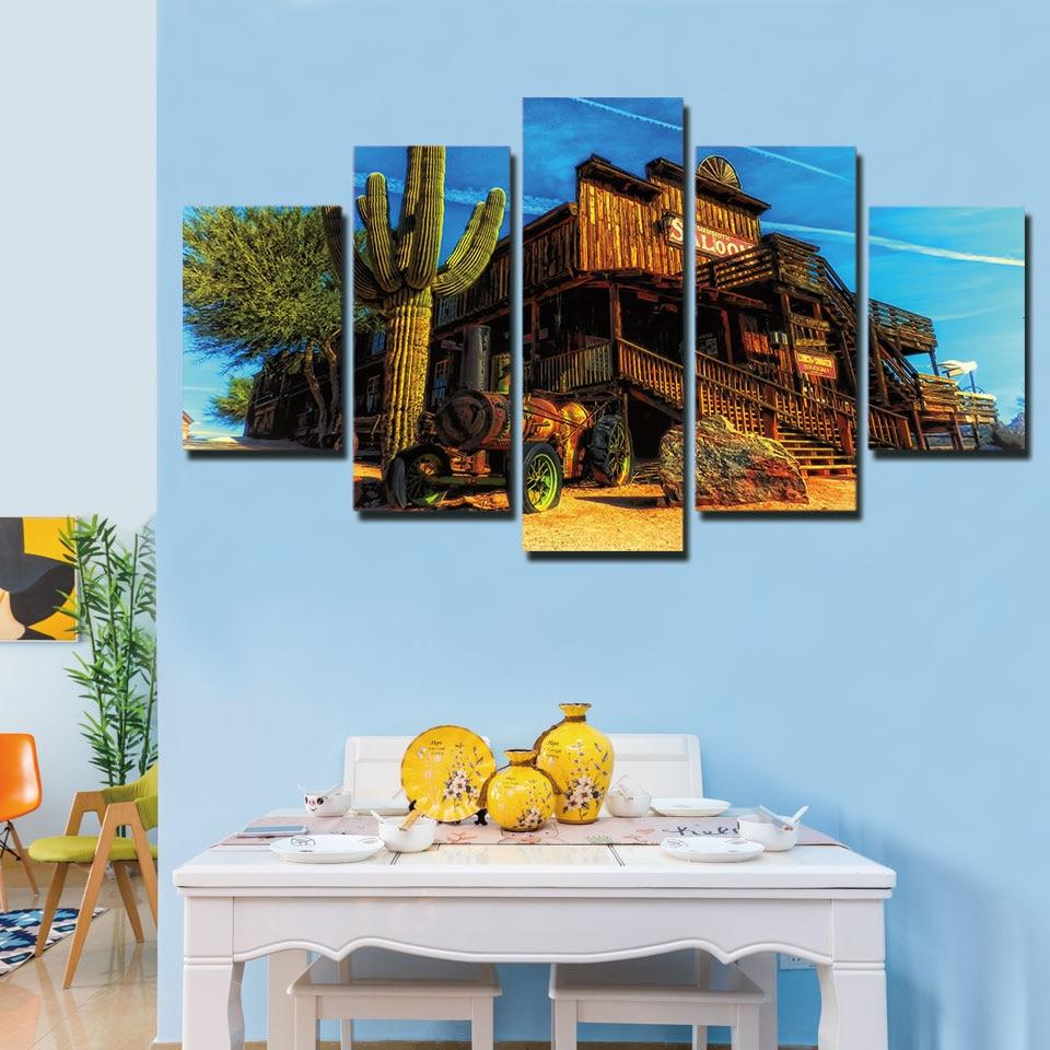 Arizona Saloon Cactus – Nature Canvas Wall Art