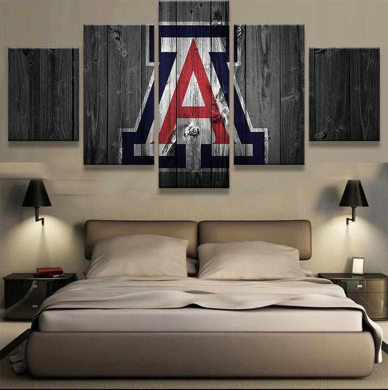 Arizona Wildcats College Barn Wood Sport – Canvas Wall Art