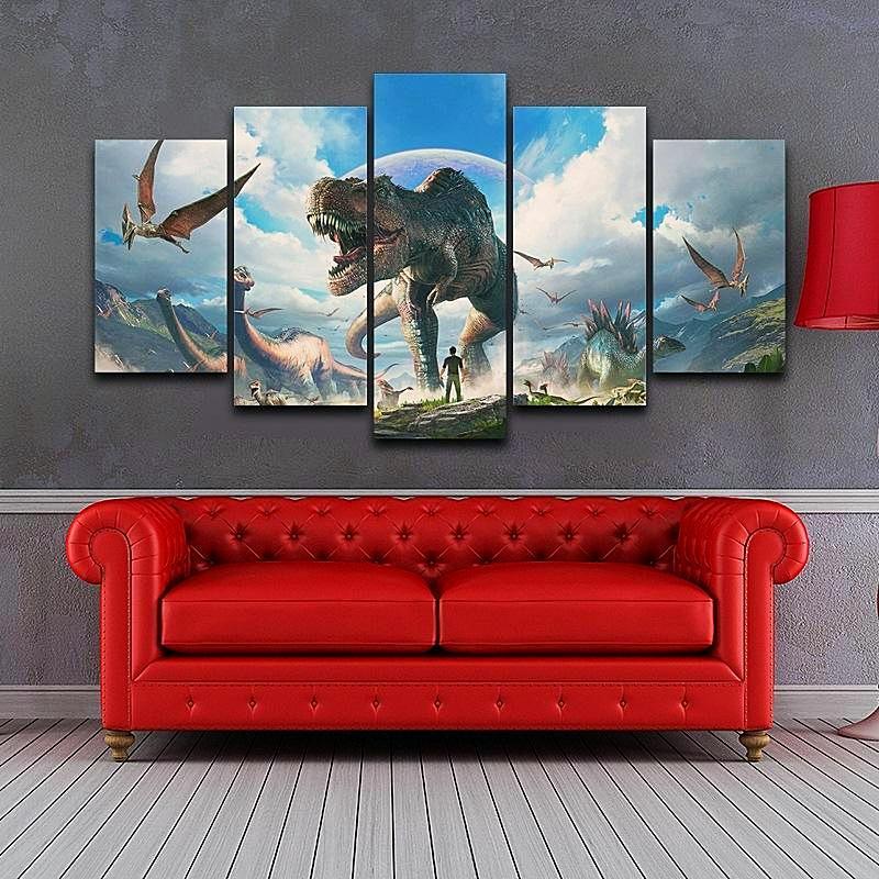 Ark Park – Jurassic Park Canvas Wall Art