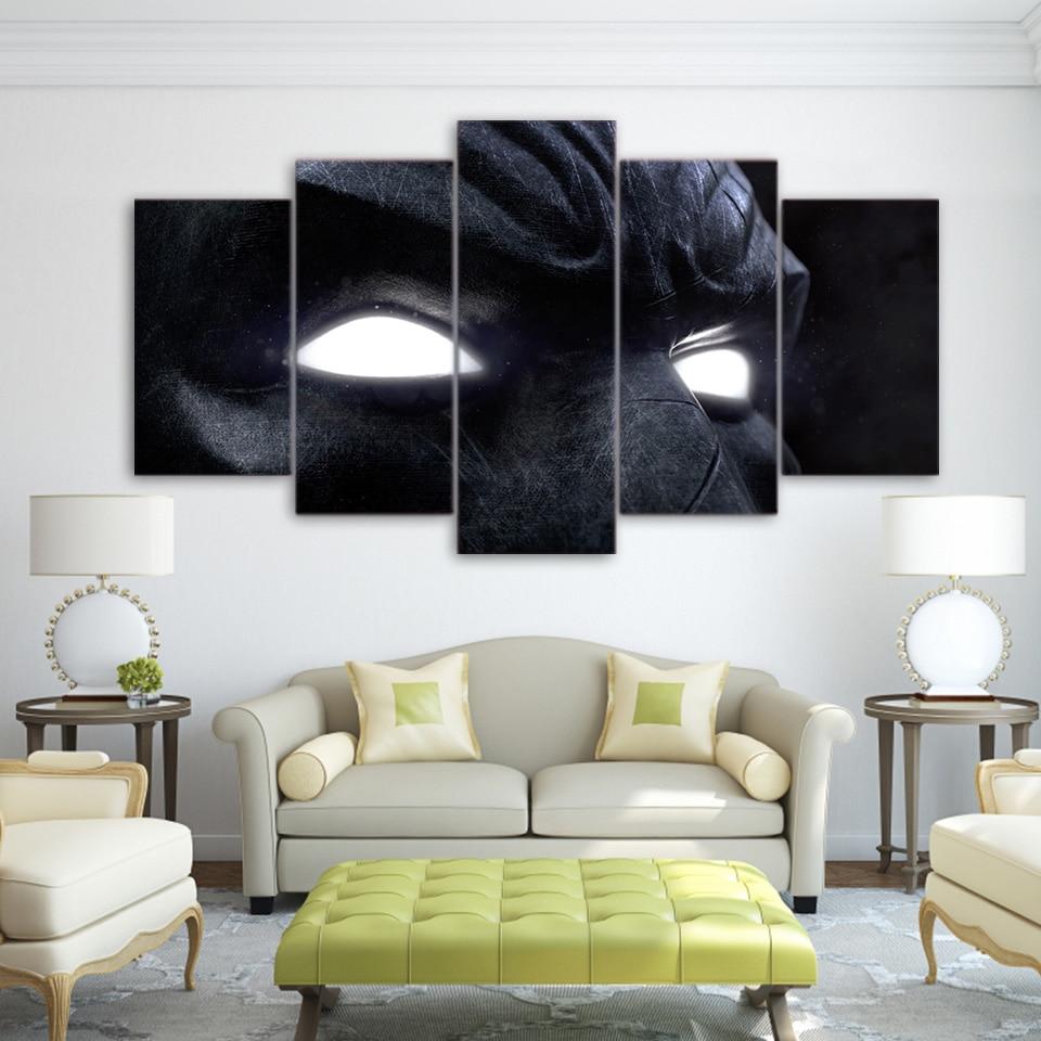 Arkham Batman -D C Canvas Wall Art