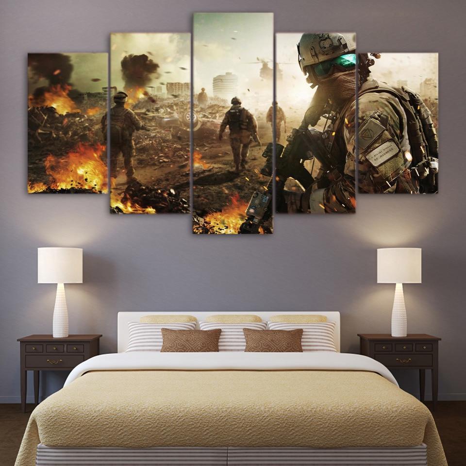 Army Battlefield Soldier – Army Canvas Wall Art