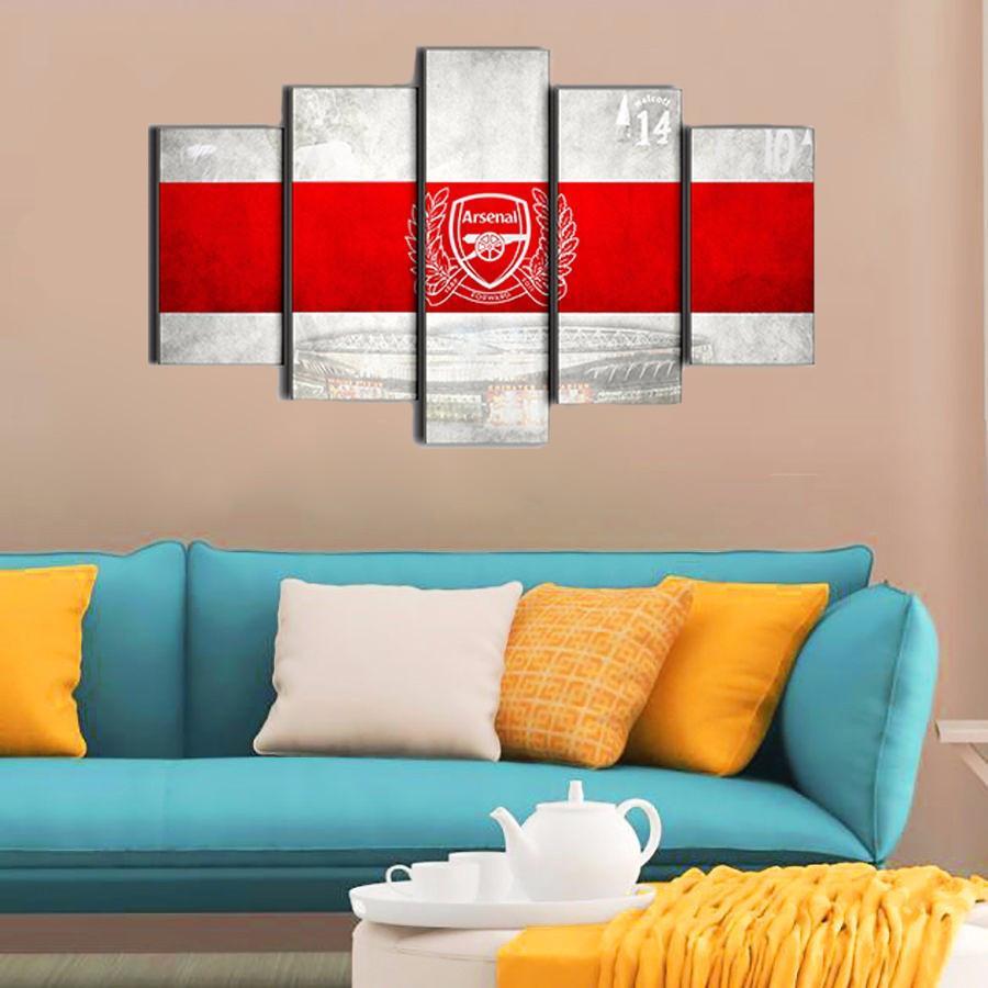 Arsenal Football Club Logo Sport Canvas Wall Art