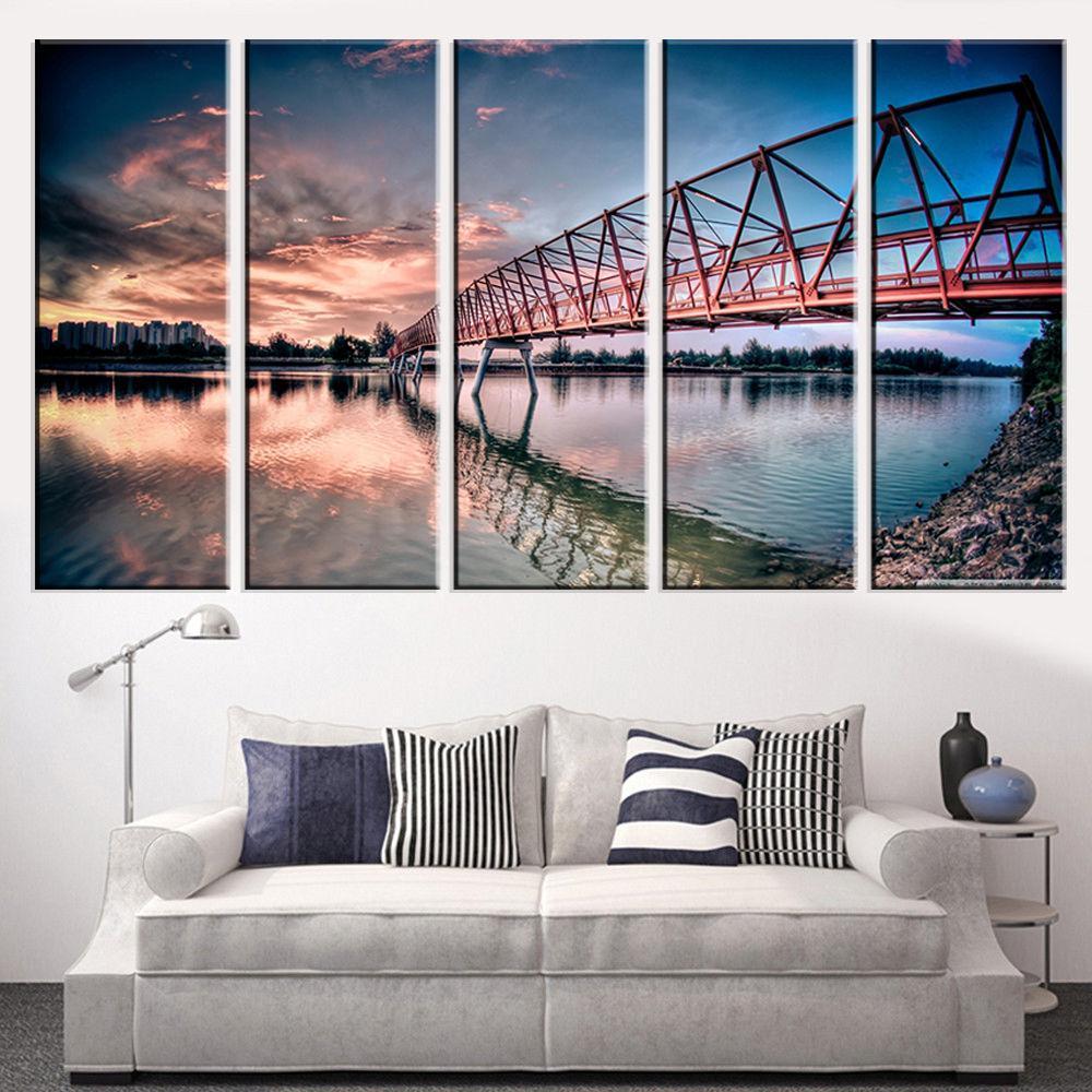 Artation Famous Bridge Scenery – Nature Canvas Wall Art
