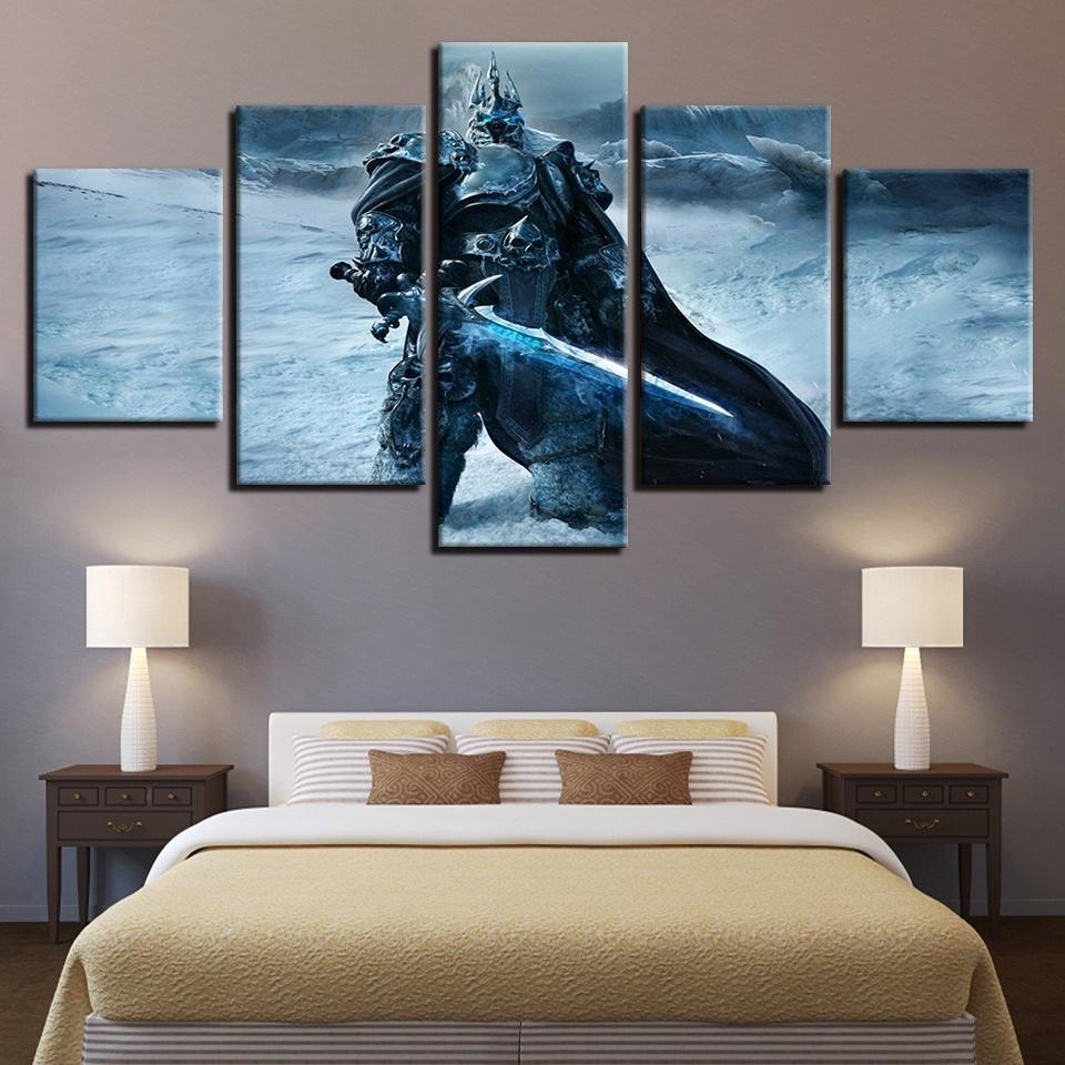 Arthas The Lich King World Of Warcraft Gaming – Canvas Wall Art