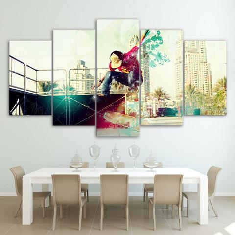 Artistic Skateboarding – Sport Canvas Wall Art