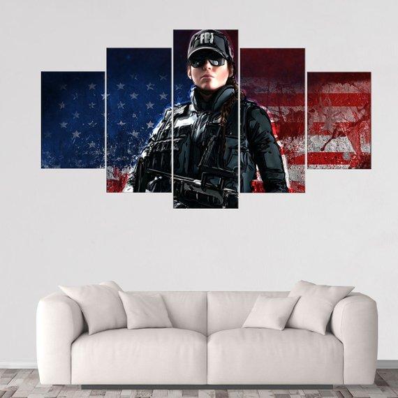 Ash Rainbow Six Siege – Gaming Canvas Wall Art
