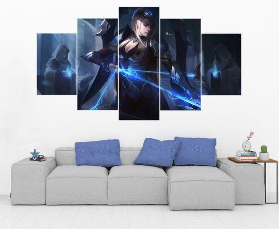 Ashe – League Of Legends – Gaming Canvas Wall Art