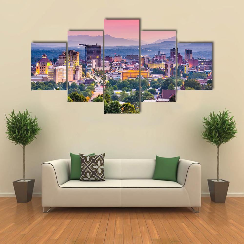 Asheville In North Carolina – Nature Canvas Wall Art
