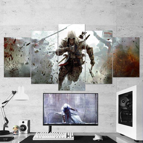 Assassins Creed IV Black Flag Gaming Canvas Wall Art