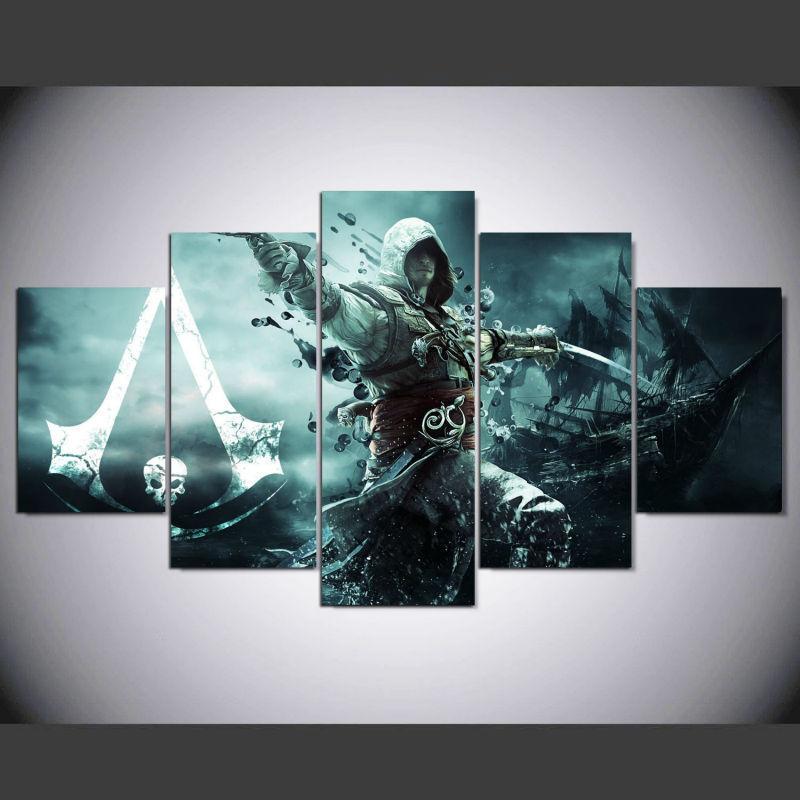 Assassins Creed Black Flag – Gaming Canvas Wall Art