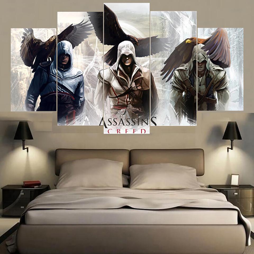Assassins Creed Figure – Gaming Canvas Wall Art