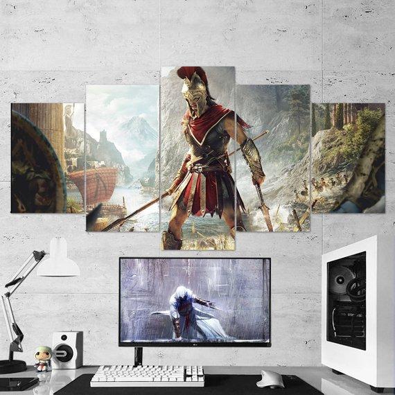Assassins Creed Odyssey Alexios 07 – Gaming Canvas Wall Art