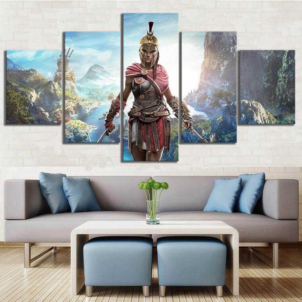 Assassin’S Creed Odyssey Woman Character Gaming – Canvas Wall Art