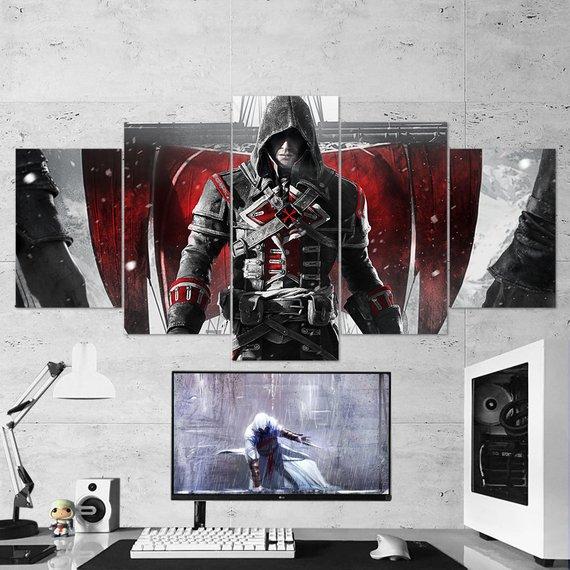 Assassins Creed Rogue Remastered 01 – Gaming Canvas Wall Art