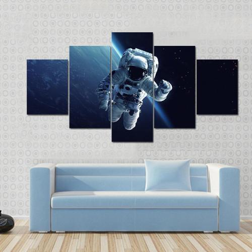 Astronaut In Space – Movie Canvas Wall Art