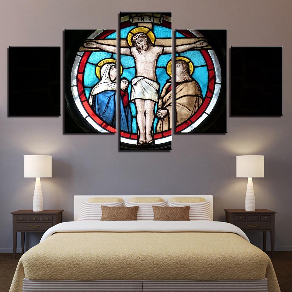 Ation Cross Jesus Christ – Religion Canvas Wall Art