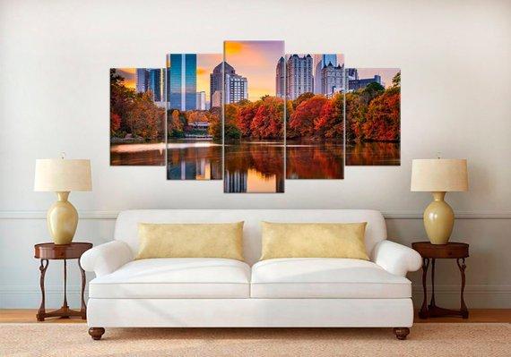 Atlanta Georgia Piedmont Park – Nature Canvas Wall Art