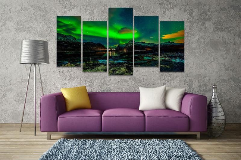 Aurora Borealis 1 – Nature Canvas Wall Art