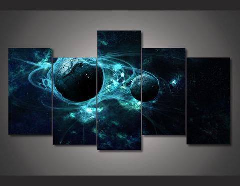 Aurora Outer Space – Space Canvas Wall Art