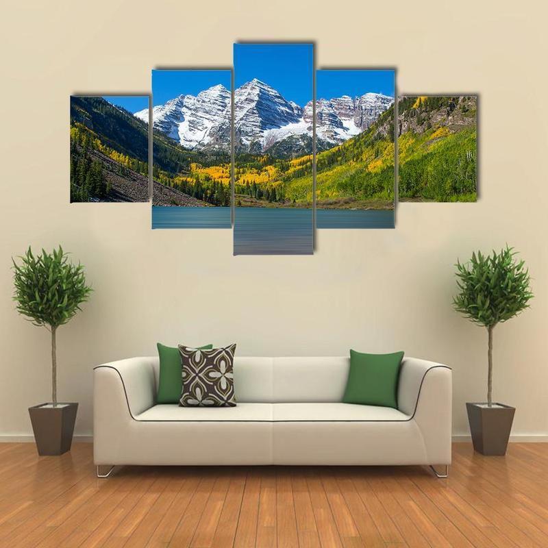Autumn At Maroon Bells 1 – Nature Canvas Wall Art