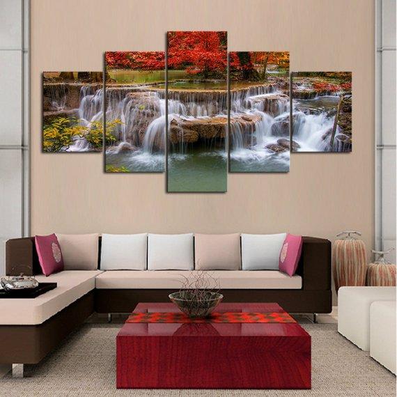 Autumn Falls 02 – Nature Canvas Wall Art