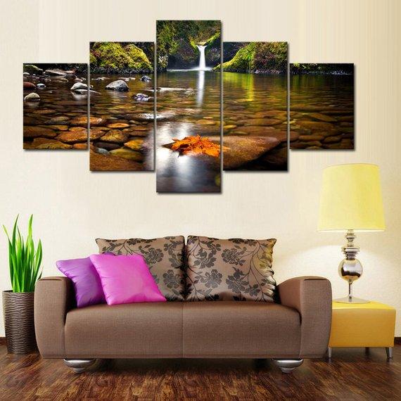 Autumn Leaf Falls – Nature Canvas Wall Art