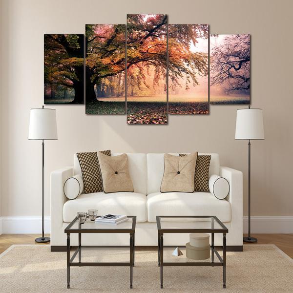 Autumn Tree Forest – Nature Canvas Wall Art