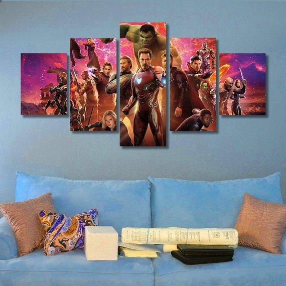 Avengers Full 02 – Dc Canvas Wall Art