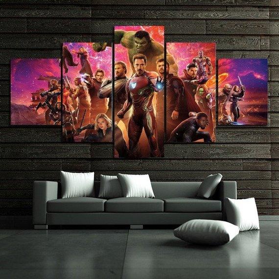 Avengers Infinity War Movie Canvas Wall Art