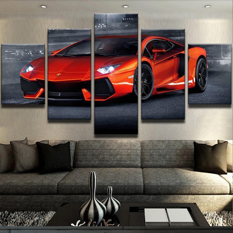 Aventador Lambo Car – Automative Canvas Wall Art
