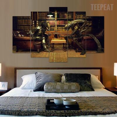 Avp “It’S A Chess Game” – Movie Canvas Wall Art