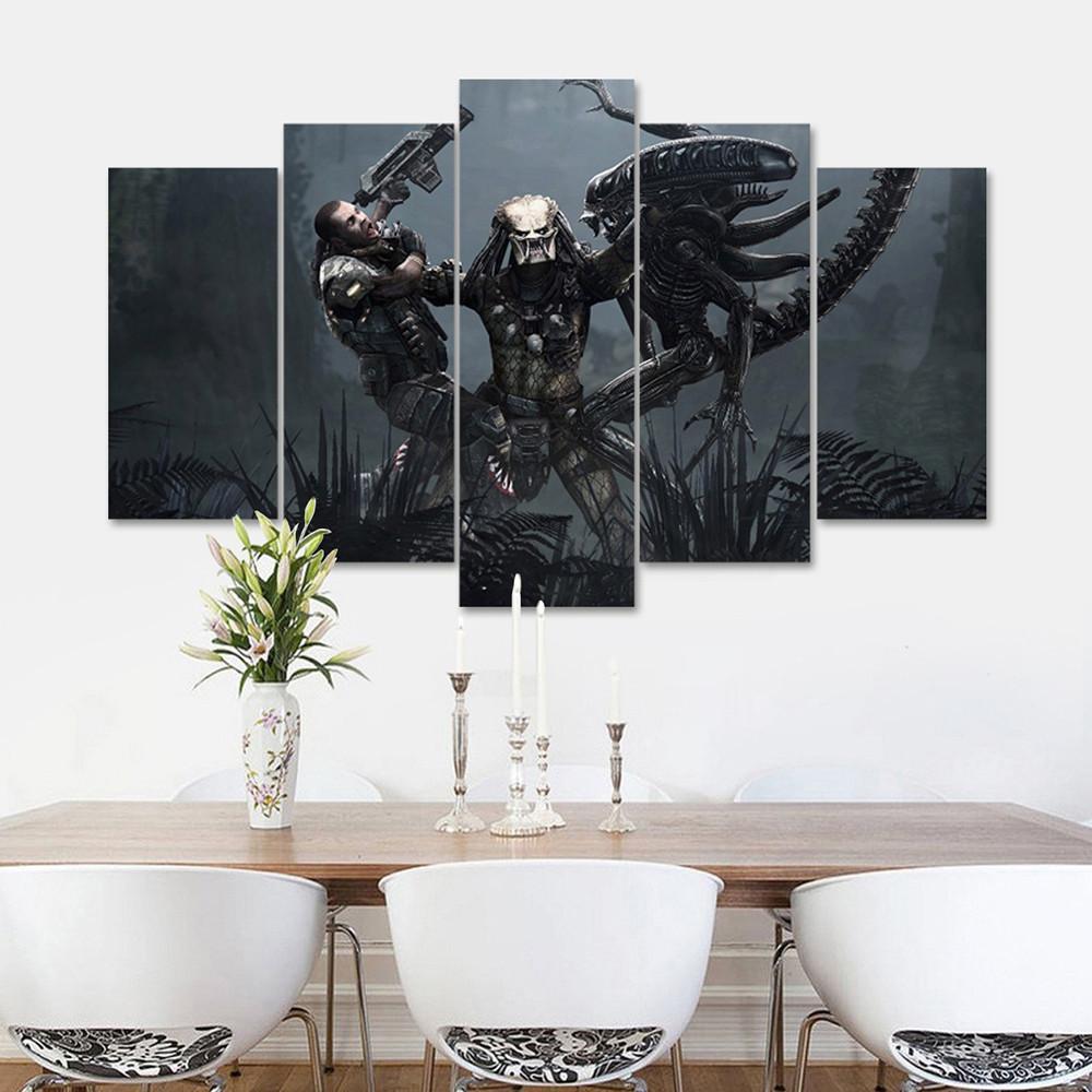 Avp – Predator Reigns – Movie Canvas Wall Art