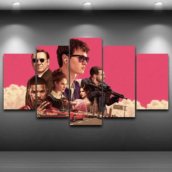 Baby Driver – Movie Canvas Wall Art