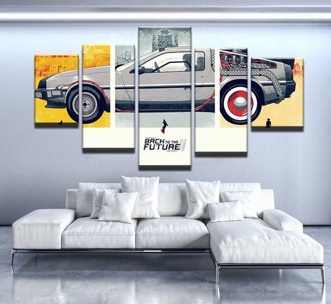 Back To The Future Trilogy – Automative Canvas Wall Art