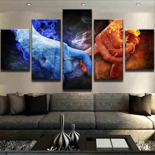 Balance In Love – Abstract Canvas Wall Art