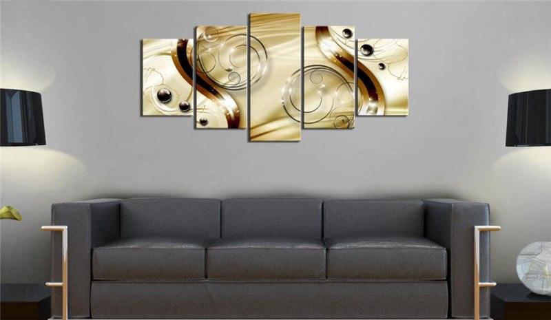 Ball And Lines – Abstract Canvas Wall Art