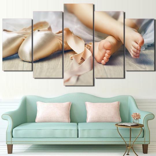 Ballerina Slippers – Sport Canvas Wall Art