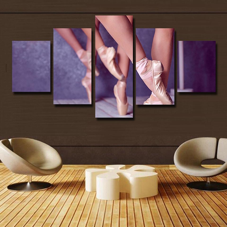 Ballet Dancer Feet – Sport Canvas Wall Art