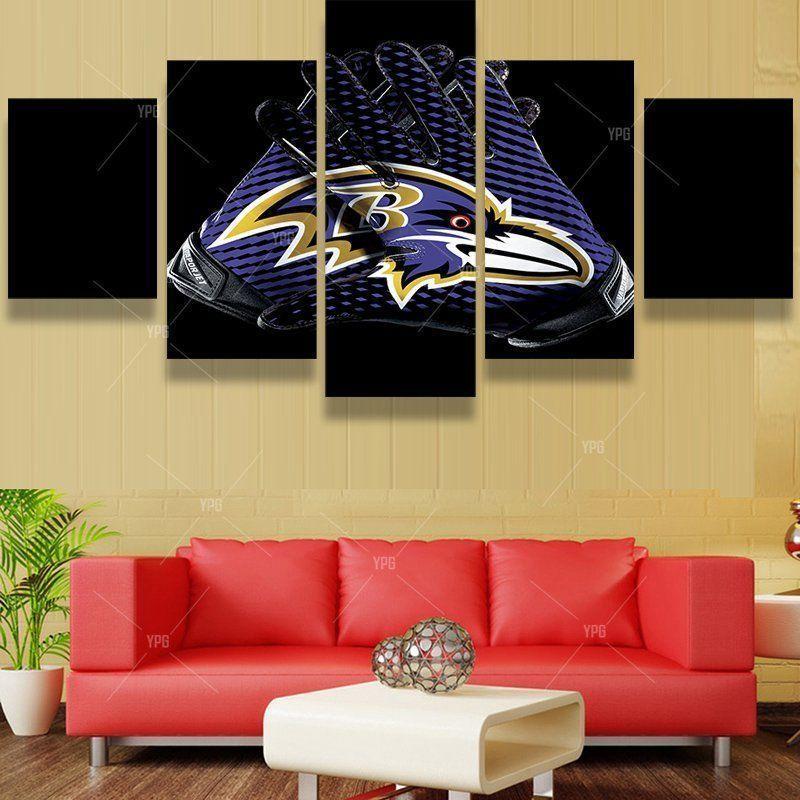 Baltimore Ravens Gloves – Sport Canvas Wall Art