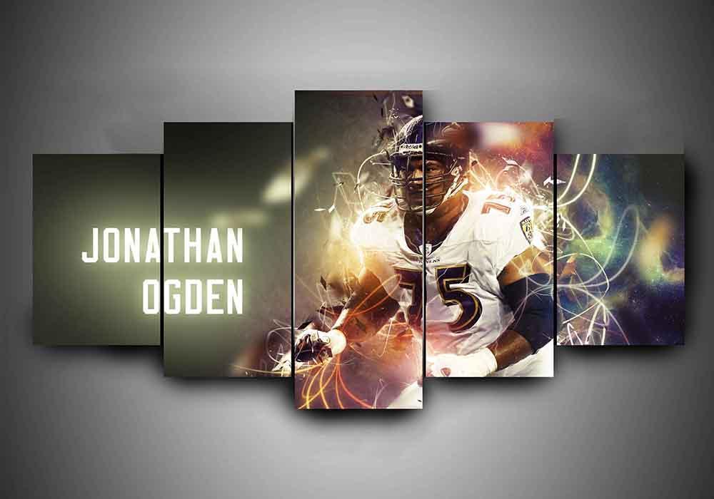 Baltimore Ravens – Jonathan Ogden – Sport Canvas Wall Art