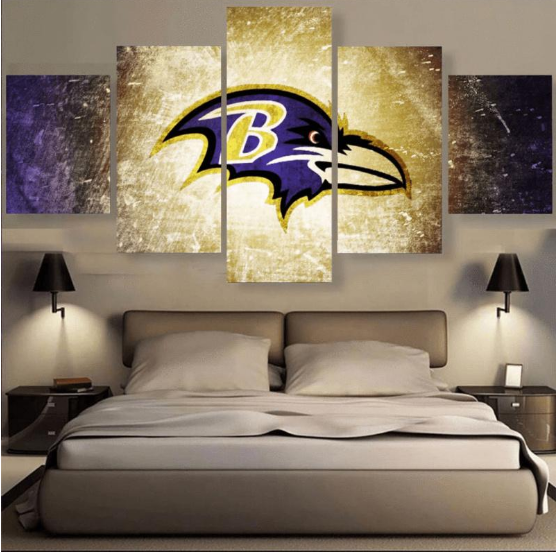 Baltimore Ravens Logo – Sport Canvas Wall Art
