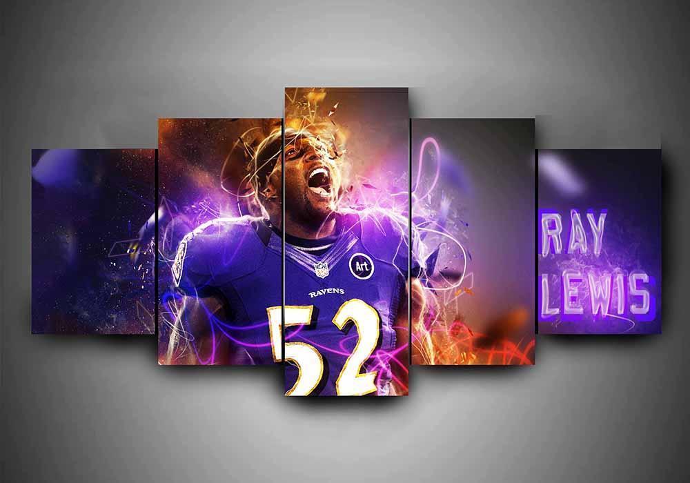 Baltimore Ravens – Ray Lewis – Sport Canvas Wall Art