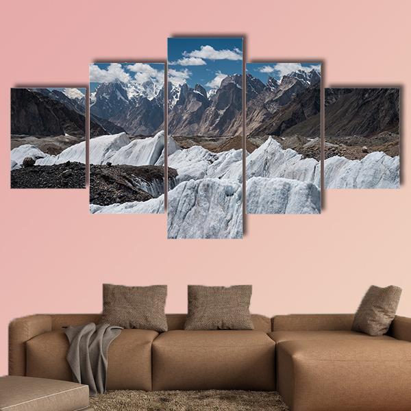 Baltoro Glacier Landscape K2 Trek In Pakistan – Nature Canvas Wall Art